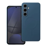 SILIKONINIS MAGNETINIS DĖKLAS suderinamas su MagSafe SAMSUNG S24 FE mėlynas
