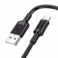Borofone Kabel BX111 Feliz (m) - USB iki Type C - 3A 1 metras juodas