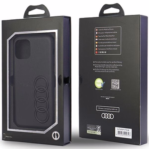 Audi синтетическая кожа iPhone 11 Pro 5.8" чёрный/чёрный хардкейс AU-TPUPPCIP11-TT/D1-BK