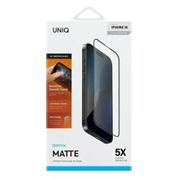 Uniq Optix matinio grūdinto stiklo apsauga su aplikatoriumi iPhone 16