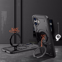 Hybrid Armor Trendy dėklas telefonui su MagSafe iPhone 16 Plus - juodas