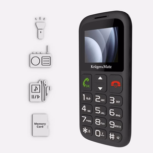 Kruger&Matz Simple 923 GSM telefonas senjorams