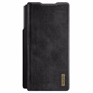 Nillkin Qin Pro dėklas Samsung Galaxy Z Fold 7 su S Pen Space - juodas