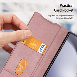 Dėklas Dux Ducis "Bril", skirtas Samsung F946 Z Fold5 rožinis