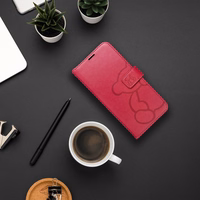 MEZZO Dėklas telefonui SAMSUNG S25 Edge meškiukas magenta