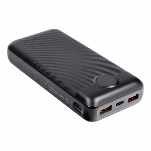 Išorinė baterija VEGER 20000 mAh PD QC3.0 2A 20W L20S (VP2039PD / W2039PD) juoda
