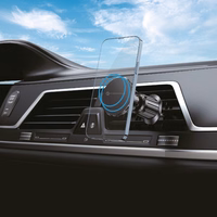 FORCELL F-GRIP MagElite magnetinis automobilio laikiklis oro angai juodas