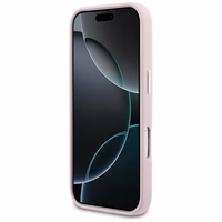 "Karl Lagerfeld Karl Head" logotipas "MagSafe" dėklas "iPhone 17 Pro" - rožinis