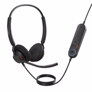 Jabra Engage 40 – laidinės USB-A stereofoninės ausinės su valdikliu ant laido, sertifikuotos Microsoft Teams
