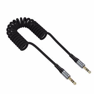 Laidas AUX Jack 3,5 mm į Jack 3,5 mm Hoco 1,5 m UPA33 juodas