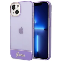 Guess GUHCP14MHGCOU iPhone 14 Plus 6.7 "violetinis/violetinis kietas dėklas Translucent