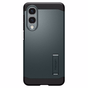 Spigen Tough Armor Magnetinis dėklas telefonui Samsung Galaxy S25 Edge - žalias/juodas