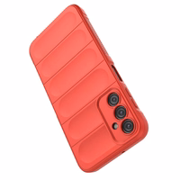 Dėklas telefonui Magic Shield Samsung Galaxy A24 4G lankstus apsauginis dėklas - raudonas