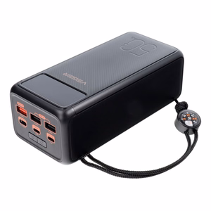 VEGER Išorinė baterija 50000 mAh PD QC3.0 5A 22,5W Tank Lite (W5001) juoda