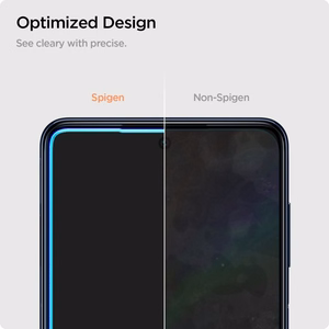Apsauginis stiklas SPIGEN GLAS.TR „EZ FIT“ 2 rinkinys - SAMSUNG M54 5G permatomas