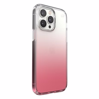 Speck Presidio Perfect-Clear + Ombre - iPhone 14 Pro Max dėklas with MICROBAN Coating (Clear / Vintage Rose Fade)