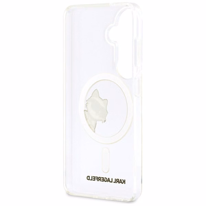 Karl Lagerfeld dėklas Magnetic IML Peekaboo Choupette skirtas Samsung Galaxy S26 skaidrus