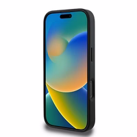 Guess 4G Didelis logotipo dėklas telefonui iPhone 16 Pro - juodas