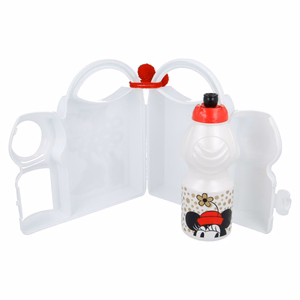 Minnie Mouse pietų dėžutės ir 400 ml gertuvės rinkinys