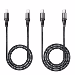 Kabelis USB-C į USB-C Hoco PD 5A 100W 1 m X50 juodas