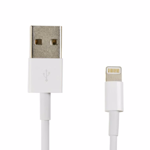 Kabelis USB A į Lightning 1A HD4 BOX 1 m baltas