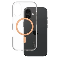 CARE by PanzerGlass Flagmano dėklas telefonui iPhone 16 6.1" persikinis/persikinis Magnetinis 1373