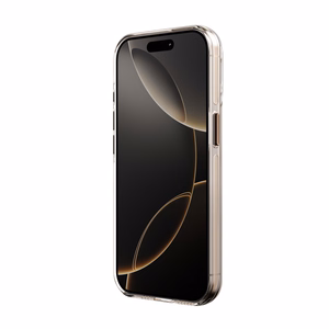 Crong Clear MAG Pro MagSafe dėklas, skirtas iPhone 15 Pro, dykumų smėlio spalvos