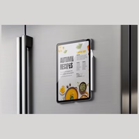 "Uniq SnapMount" lipnus magnetinis laikiklis - oranžinis ir juodas