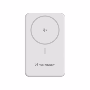 Wozinsky WLWP-10KA0Y3WS 22.5W PD Qi2 10000mAh su stovu Išorinė baterija (f) - balta