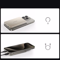 Išorinė baterija Power Bank Joyroom JR-PBM08 Pro 20W Magnetic Wireless 10000mAh Natural Titanium