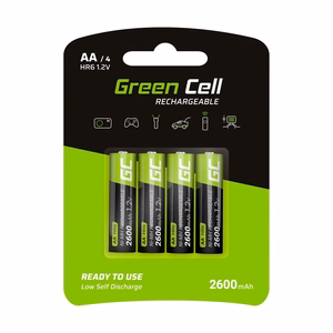 Green Cell GR01 buitinė baterija Įkraunama baterija AA Nikelio-metalo hidridas (NiMH)