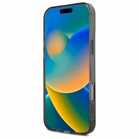 Mercedes MB Dėklas telefonui iPhone 16 Pro su Žvaigždžių raštu - Juodas