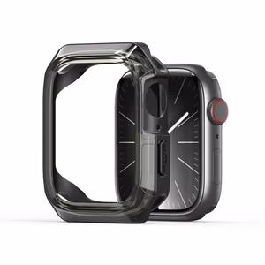 DUX DUCIS dėklas TAMO Apple Watch 10 serijai 42 mm skaidrus su juodu