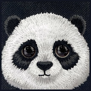 Nimmy Big Eyed Pet 2.0 Panda Dėklas telefonui iPhone 16 - juodas