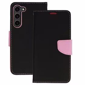 Fancy dėklas telefonui Samsung Galaxy S23 Plus juoda-rožinė