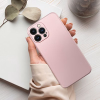 METALLIC dėklas telefonui IPHONE 15 Pro Max rožinis