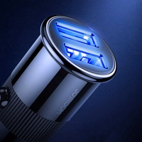 Automobilinis įkroviklis Joyroom "C-A06" baltas 15W (2xUSB)