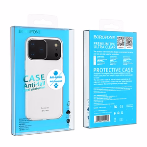 Borofone dėklas BI4 Ice Series Iphone 17 Pro Max skaidrus