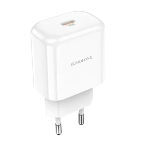 Įkroviklis Borofone BN3 20W USB-C baltas