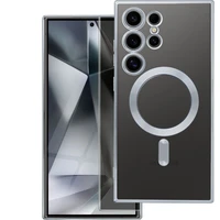 ELECTRO MAG COVER dėklas telefonui su MagSafe SAMSUNG S26 Pro sidabro spalvos