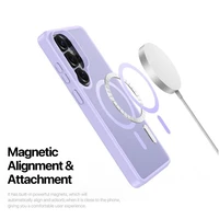 Dėklas Dux Ducis Yind MagSafe Samsung S948 S26 Ultra violetinis