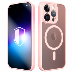 3mk Misty MagCase dėklas iPhone 15 Pro - rožinis