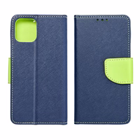 FANCY Book dėklas SAMSUNG A57 navy / lime