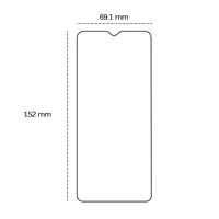 Grūdintas stiklas 2,5D Xiaomi Redmi Note 8T