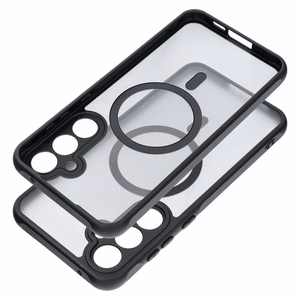 FULL MATTE MAG COVER dėklas telefonui, suderinamas su MagSafe, skirtas SAMSUNG A55 juodas