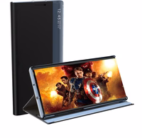 New Sleep dėklas Xiaomi Redmi Note 12 Pro+ su stovu mėlyna