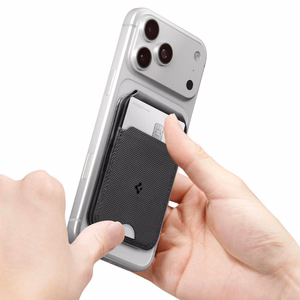 SPIGEN S314-2 SLIM FOLD TRIPOD MAGSAFE UNIVERSAL MAGNETINIS KORTELIŲ LAIKIKLIS juodas