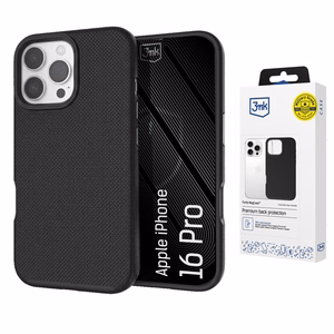 3mk Fortis MagCase dėklas, skirtas iPhone 16 Pro, juodas
