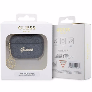 Guess GUAP2G4GSMK AirPods Pro 2 чехол чёрный/чёрный 4G Charm Collection