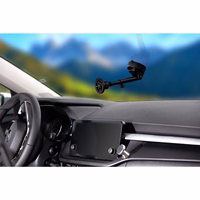 FORCELL F-GRIP PrecisionX magnetinis automobilinis laikiklis priekinio stiklo / prietaisų skydelio / oro angos tvirtinimui, suderinamas su MagSafe, juodas